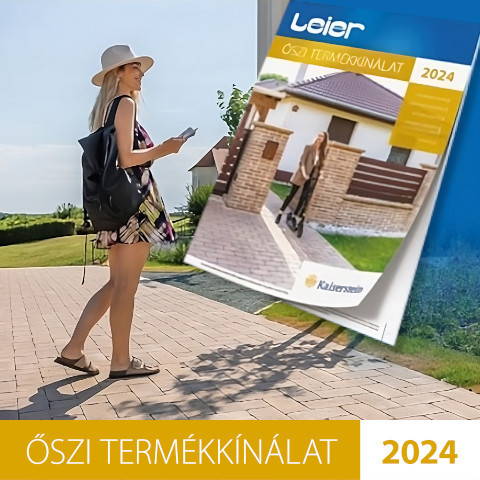 Leier Őszi Építőanyag Kollekció 2024